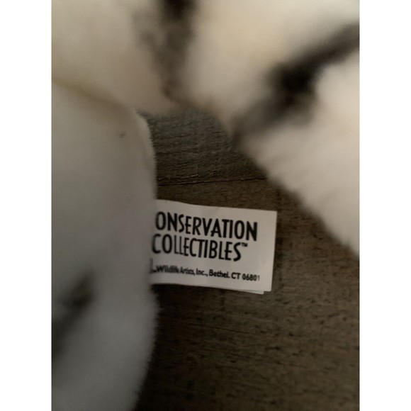 Wildlife Artist Conservation Collectibles 8” White Tiger Plush Realistic Stuffed - Picture 12 of 13